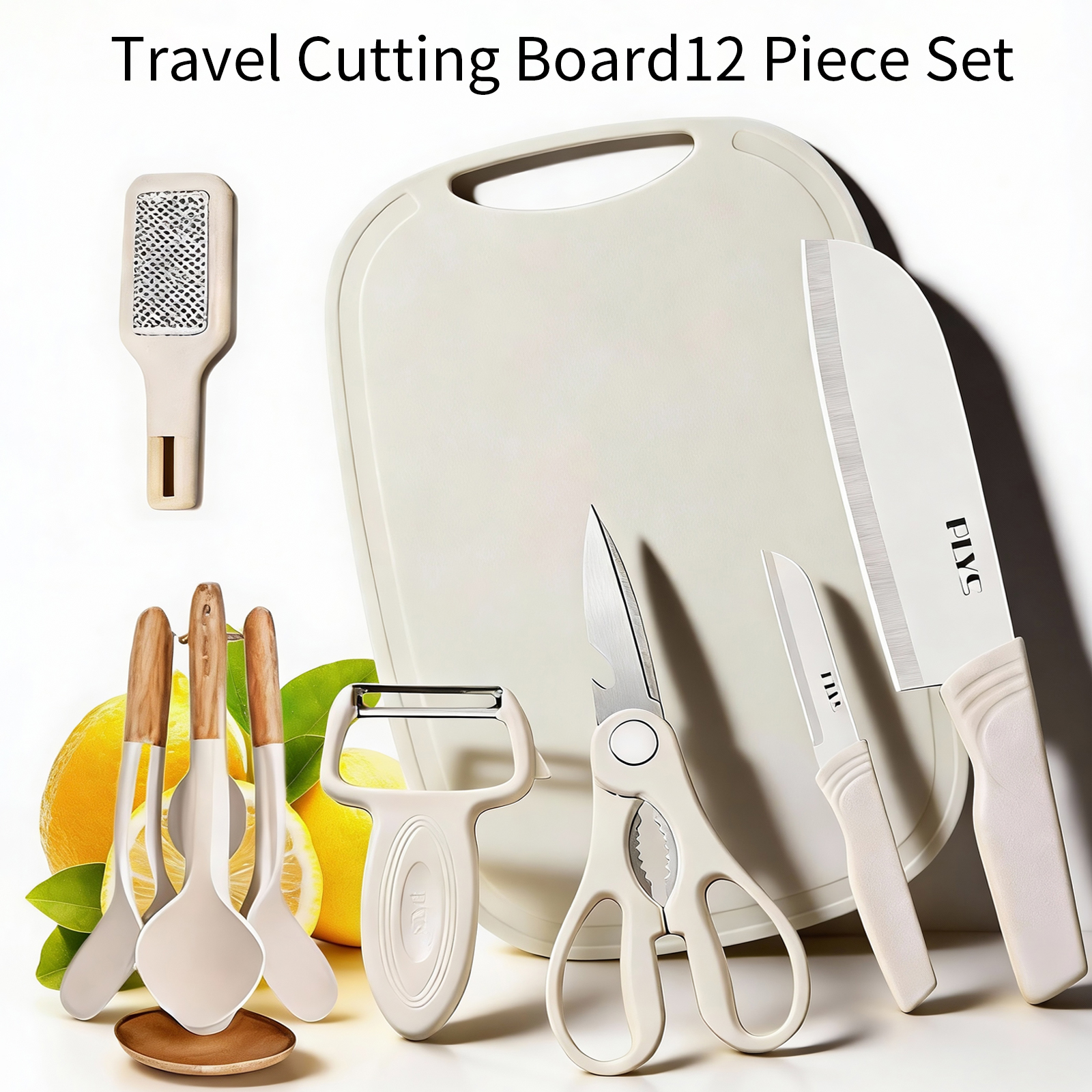 Baby Food Knife Set - Newly Generation Portable Travel Cutting Board