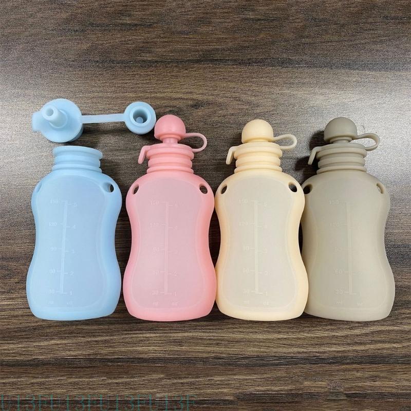Baby Food Pouches 1 Year Old - U13F Convenient Milk Storage Bag Reusable