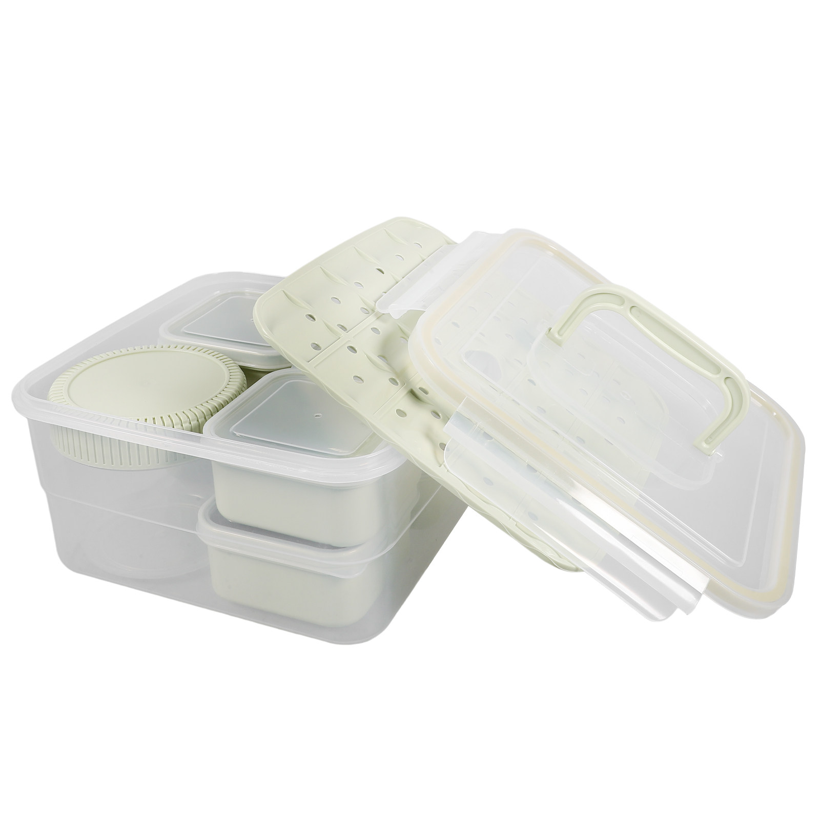 Baby Food Vegetables - 1Set Divided Food Storage Container for