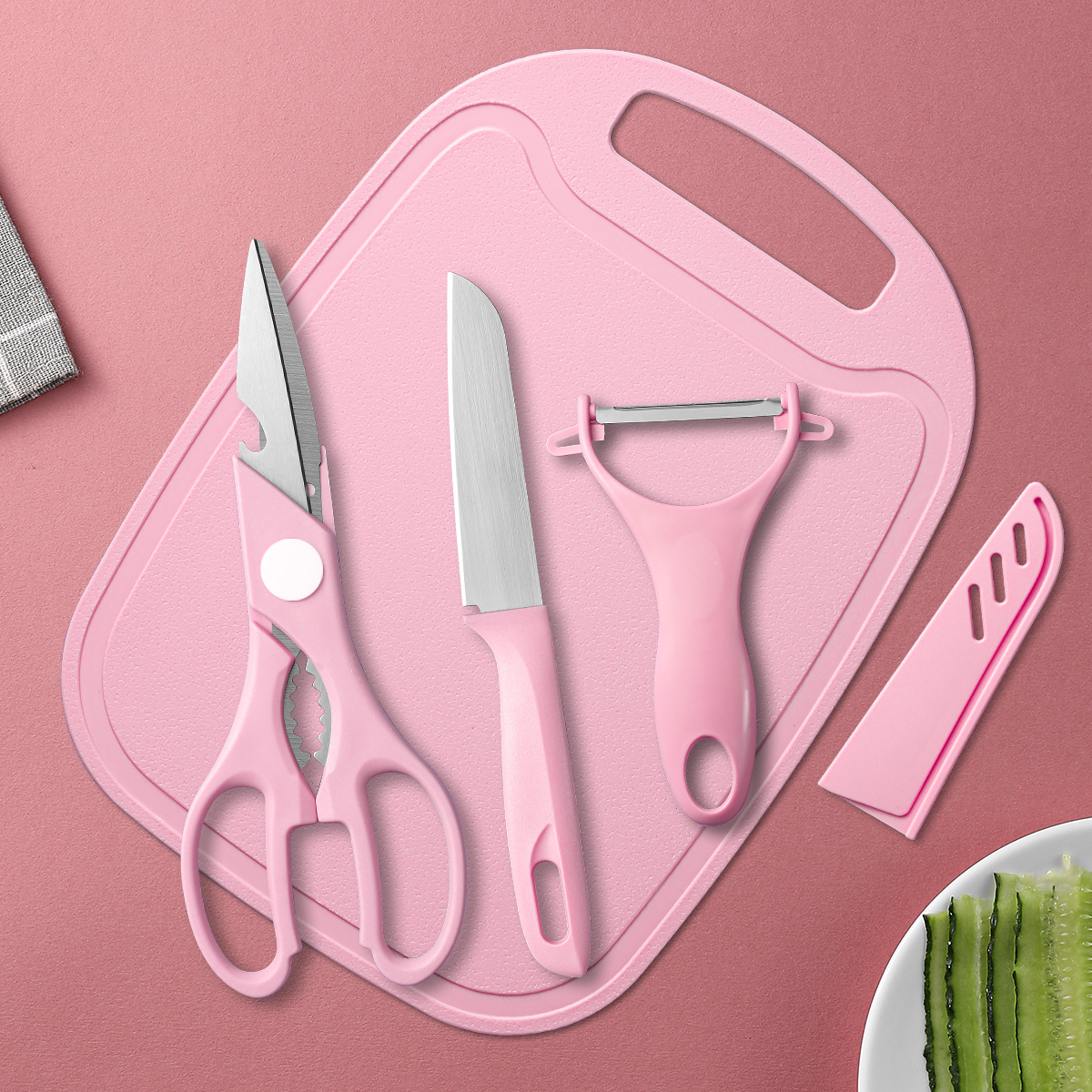 4pcs Kitchen Sets ,Fruit Knife - Baby Food Knife Set reseña y precio