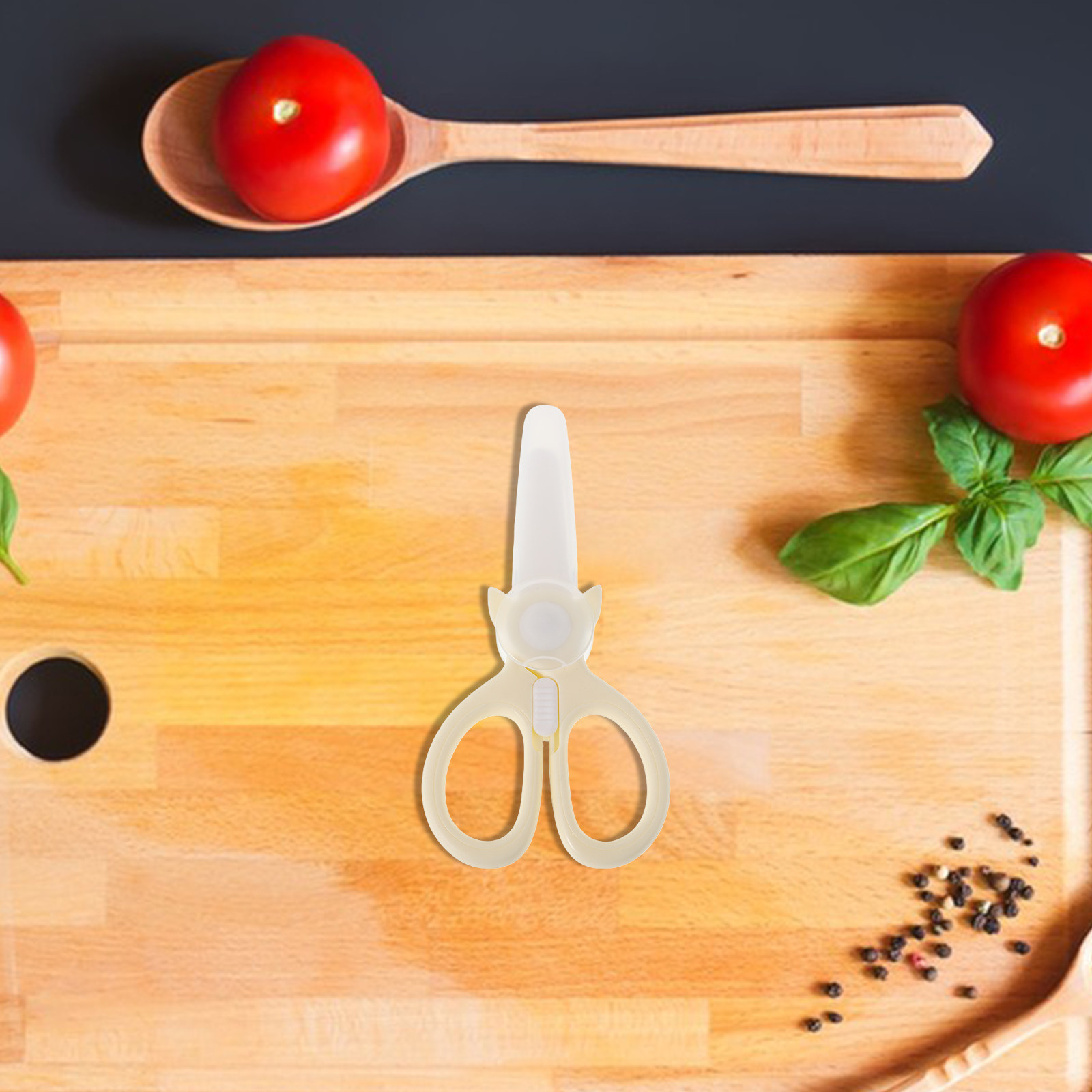 Ceramic Food Cutter Scissors f - Baby Food Vegetables reseña y precio