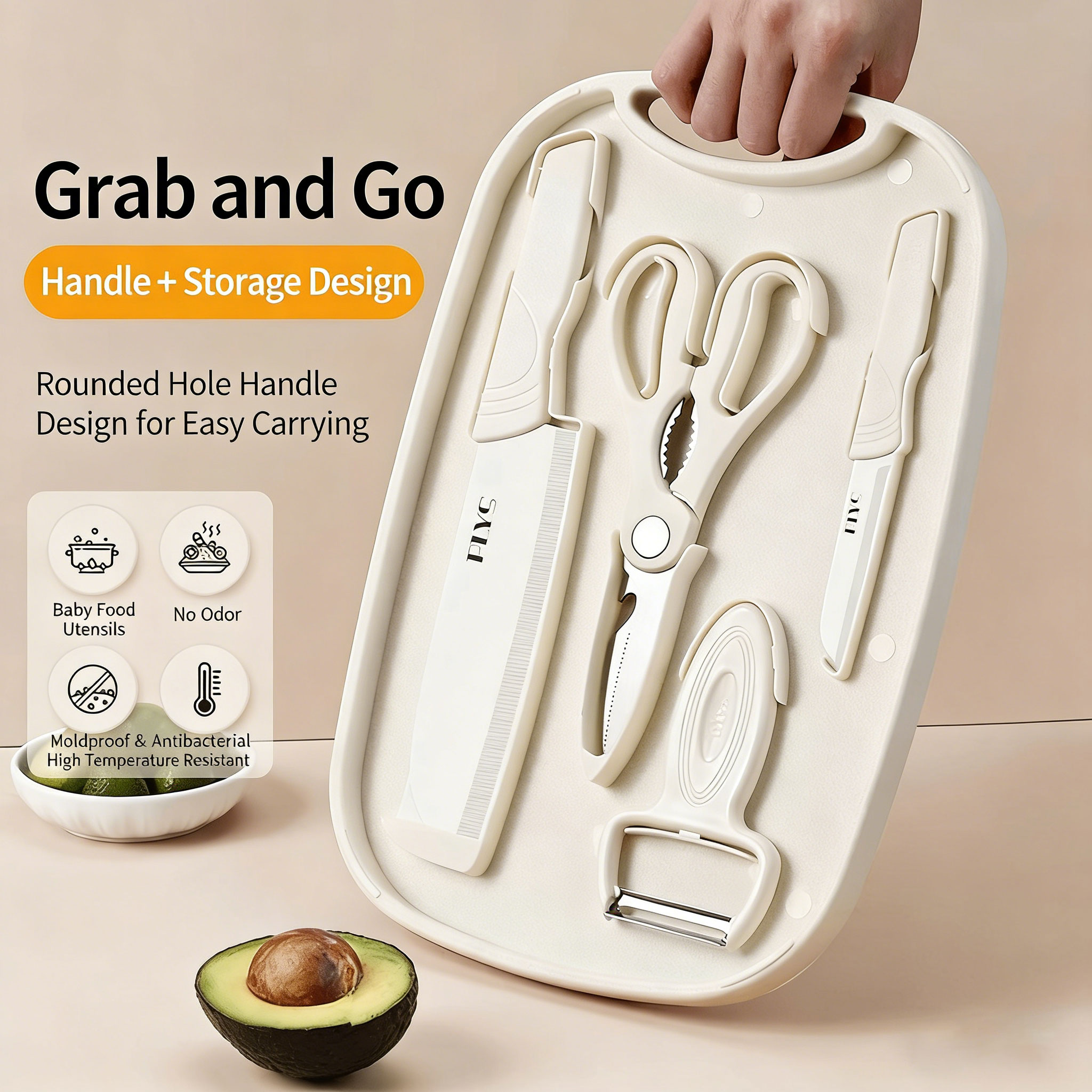 Newly Generation Portable Trav - Baby Food Knife Set reseña y precio