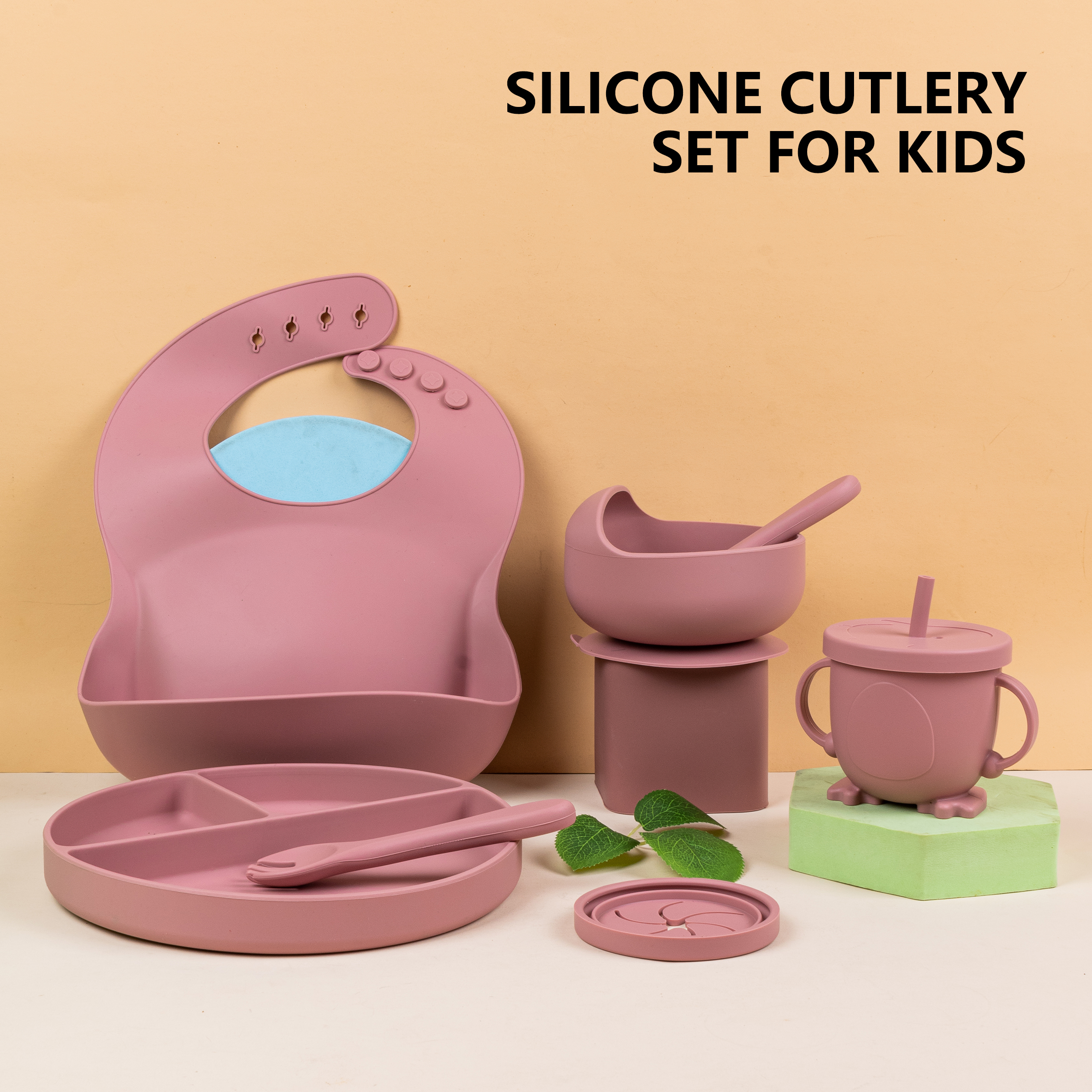 Children's Silicone Tableware  - Baby Food Knife Set reseña y precio