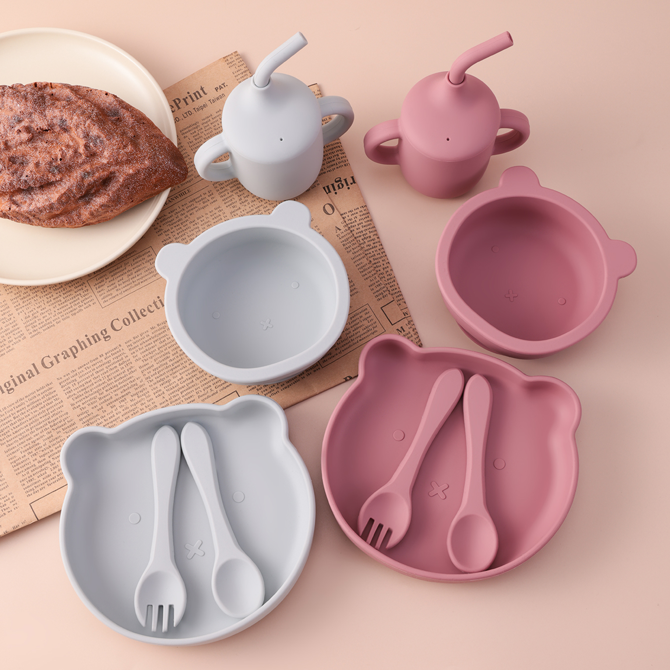 Color Kids 5PCS Silicone Feedi - Baby Food Table reseña y precio