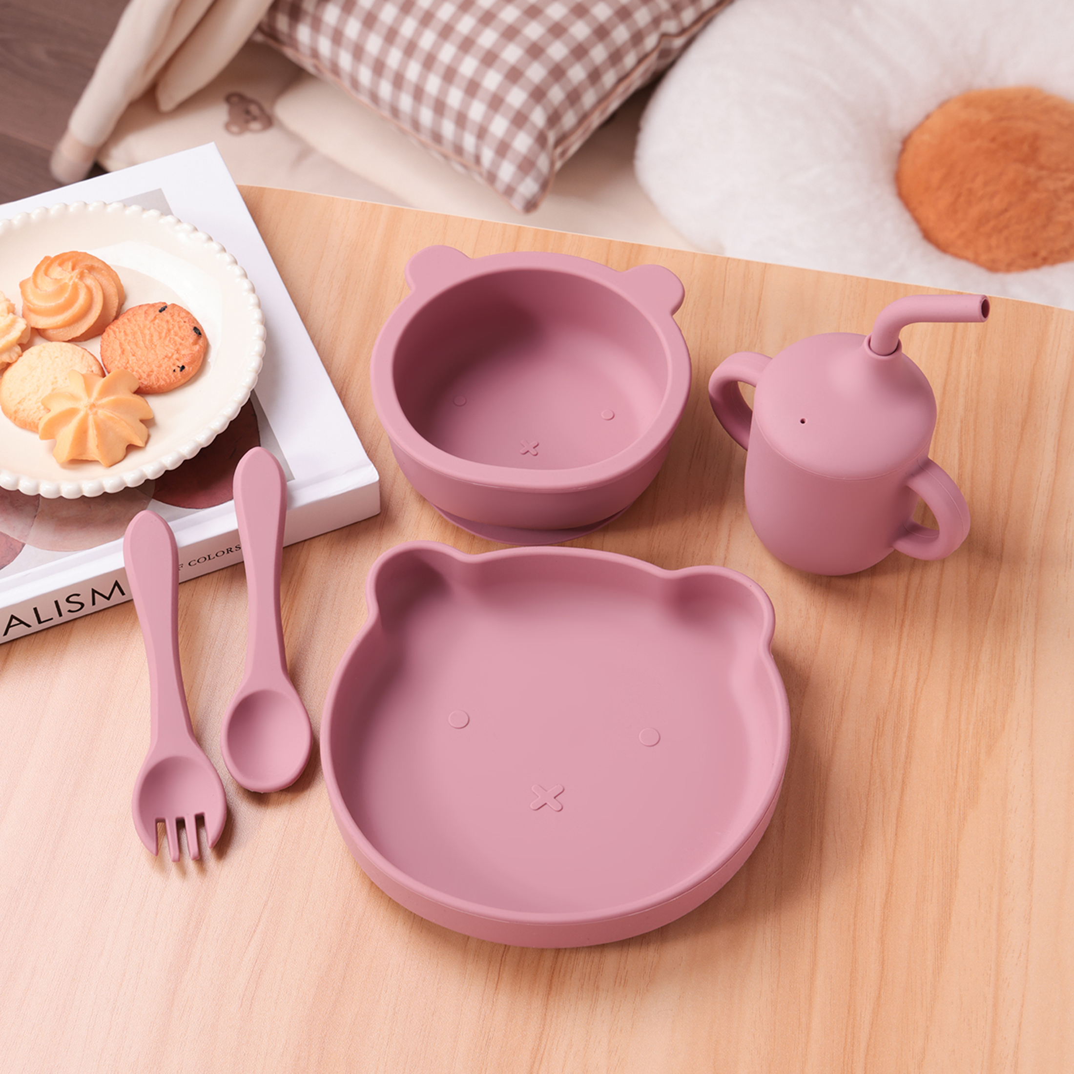 Color Kids 5PCS Silicone Feedi - Baby Food Table reseña y precio