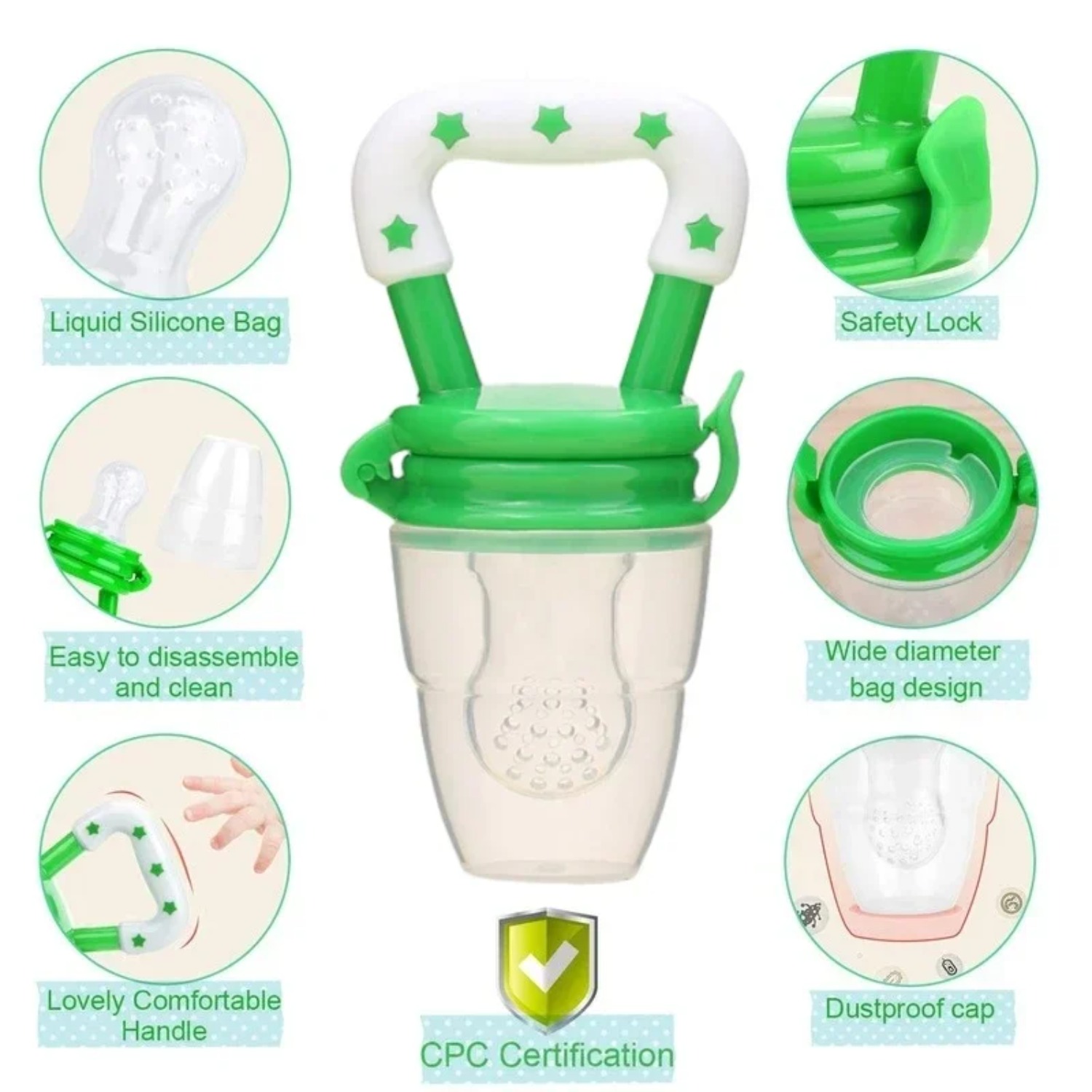 Baby Fruit Food Feeder/pacifie - Baby Food Product reseña y precio