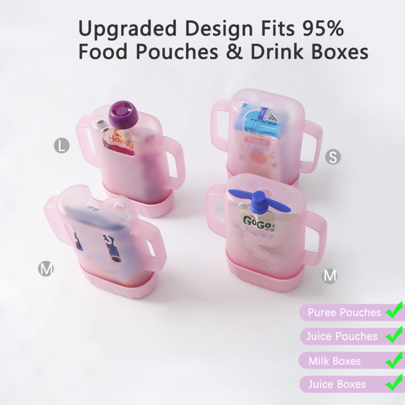 BIBOO Dual-Lid Squeeze Pouch H - Baby Food Pouches 1 Year Old reseña y precio