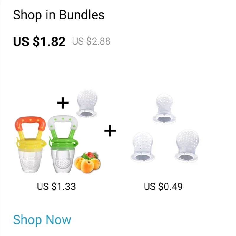 Safe Baby Pacifiers Fresh Food - Baby Food Net Feeder reseña y precio