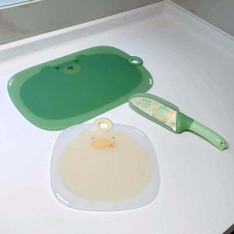 Food Grade Anti-Mold Cutting B - Baby Food Knife Set reseña y precio