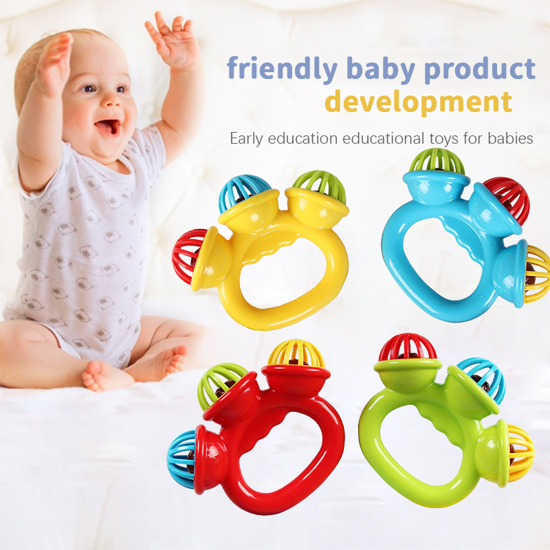 1-4PCS Baby Hand Rattle Ball T - Baby Food Quantity reseña y precio