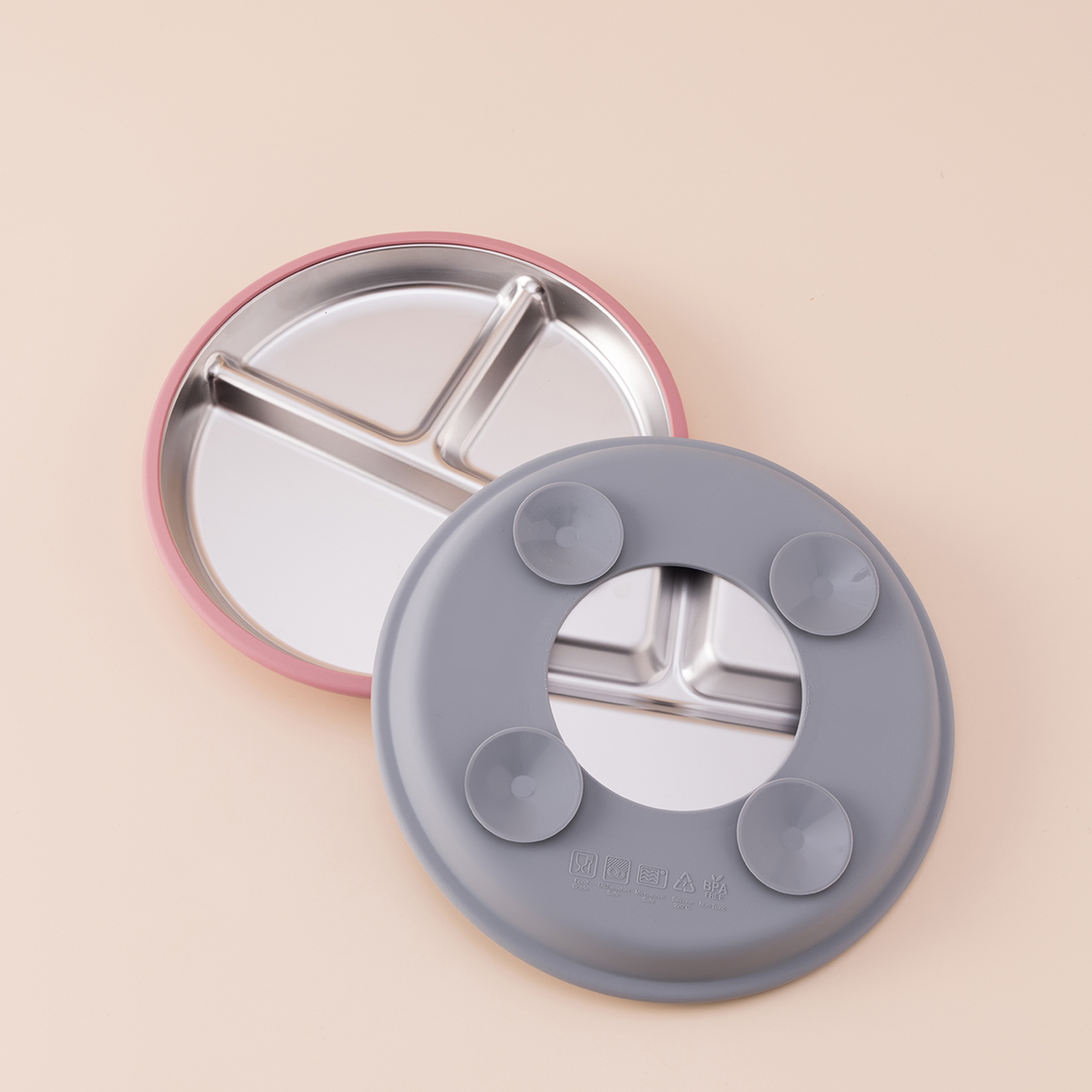 3PCS Silicone Stainless Steel  - Baby Food Table reseña y precio
