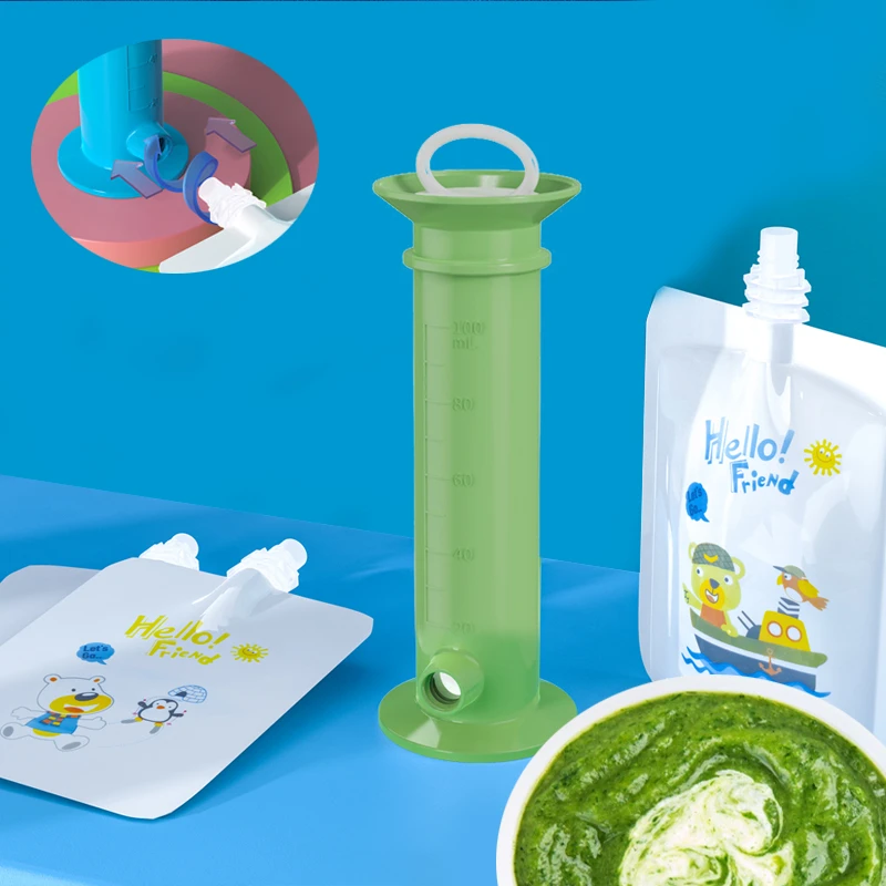 Baby Fruit Puree Filling Dispe - Baby Food Pouches 1 Year Old reseña y precio