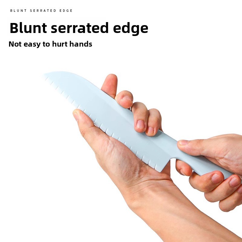 Non-slip plastic kitchen knife - Baby Food Knife Set reseña y precio