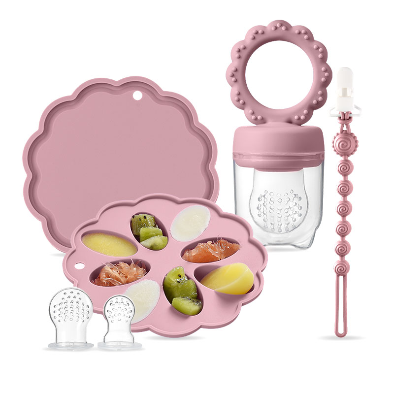 Silicone Baby Fruit Feeder & M - Baby Food Pouches 1 Year Old reseña y precio