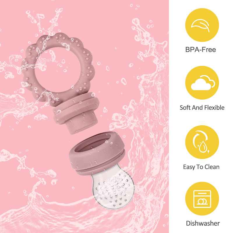 Silicone Baby Fruit Feeder & M - Baby Food Pouches 1 Year Old reseña y precio