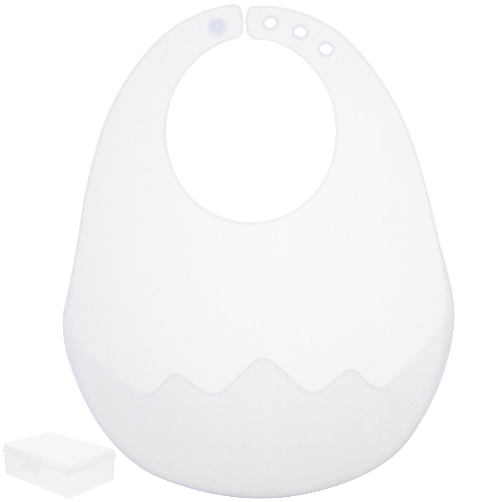 Adjustable Silicone Baby Bib T - Dry Food Baby reseña y precio