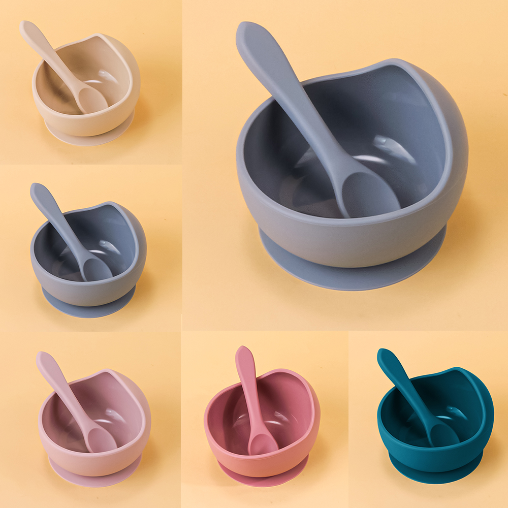 2PC Silicone Sucker Bowl Feedi - Baby Food Quantity reseña y precio