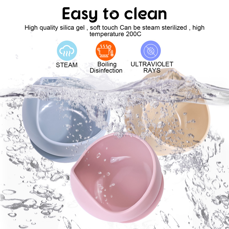 2PC Silicone Sucker Bowl Feedi - Baby Food Quantity reseña y precio