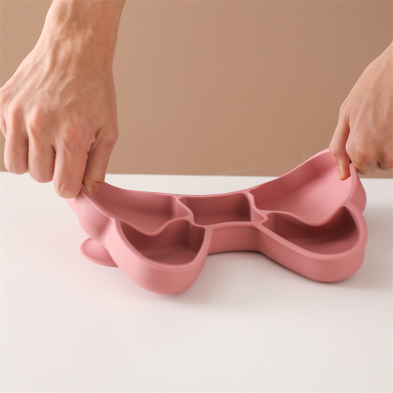 Baby Silicone Dining Plate Bow - Baby Food Table reseña y precio