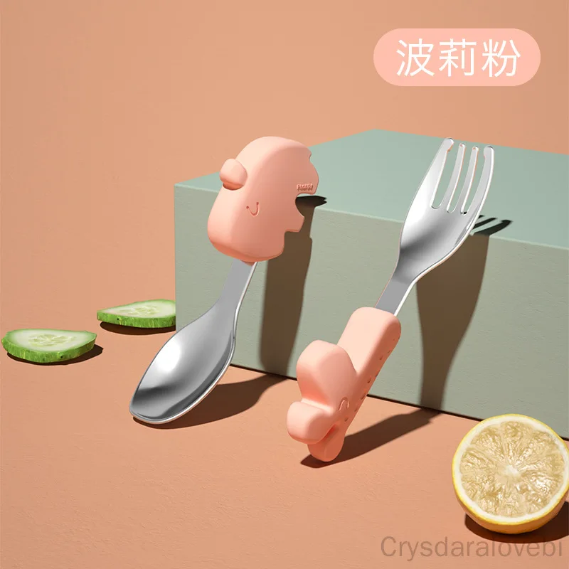1setElephant Short Fork Spoon  - Baby Food Knife Set reseña y precio