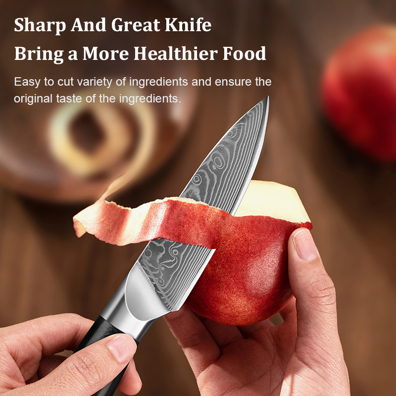 1-5 PCS Chef Knife Set Damascu - Baby Food Knife Set reseña y precio