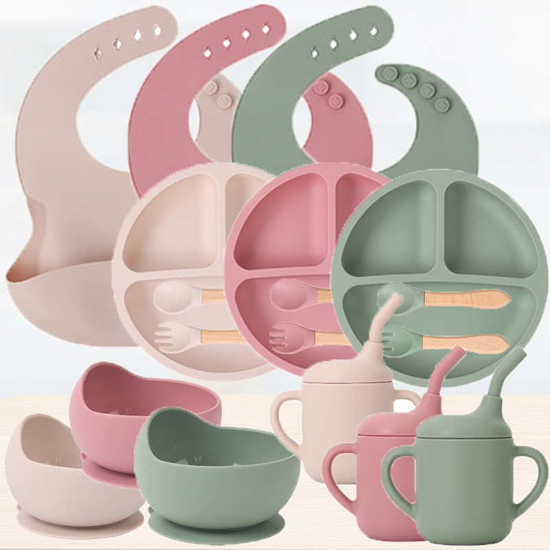 Children's silicone tableware  - Baby Food Quantity reseña y precio
