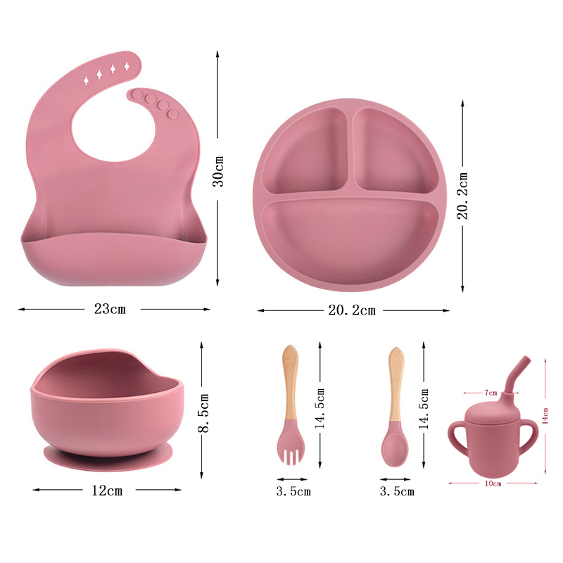 Children's silicone tableware  - Baby Food Quantity reseña y precio
