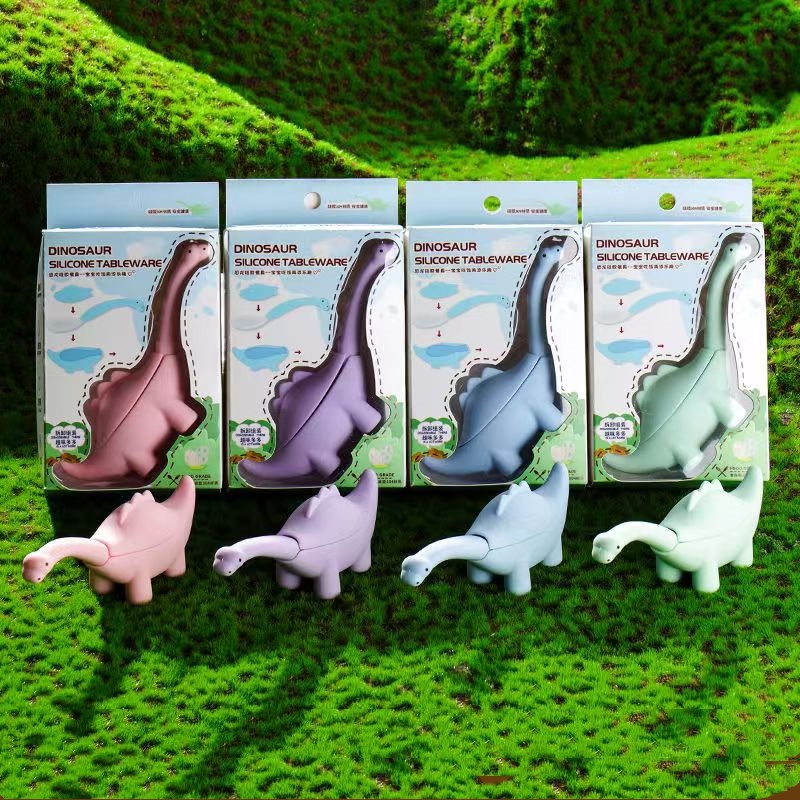 Dinosaur Baby Feeding Tablewar - Baby Food Knife Set reseña y precio