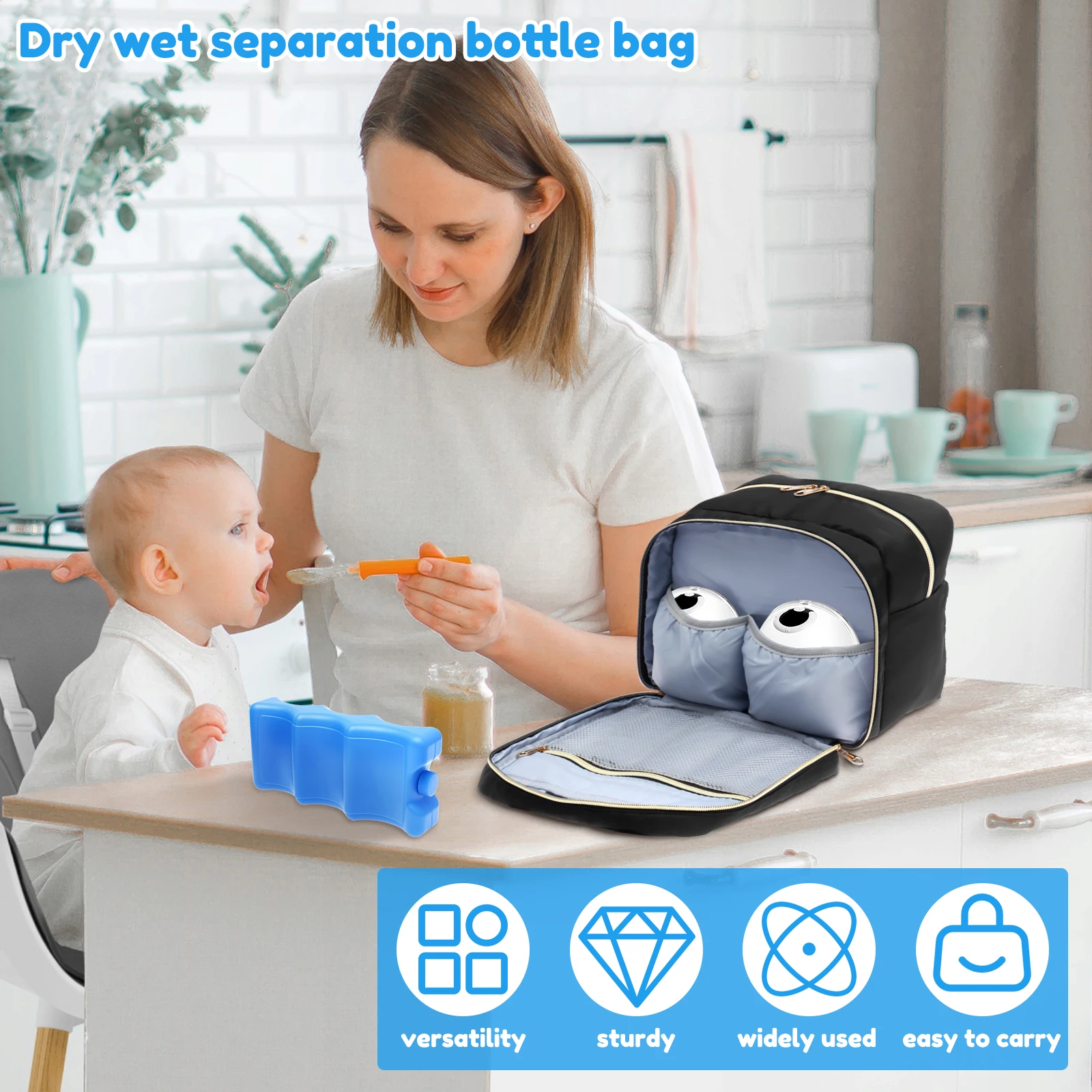 Breast Pump Storage Bag with I - Baby Food For Travelling reseña y precio