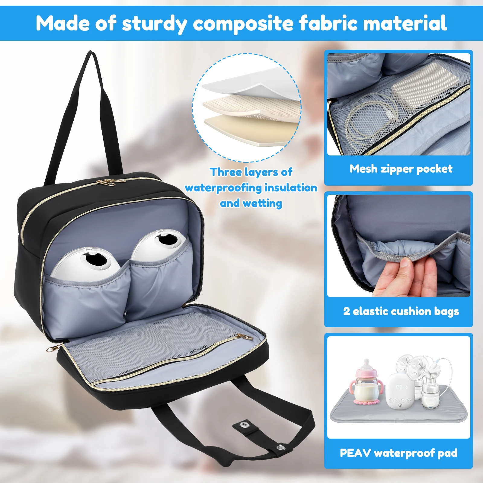 Breast Pump Storage Bag with I - Baby Food For Travelling reseña y precio