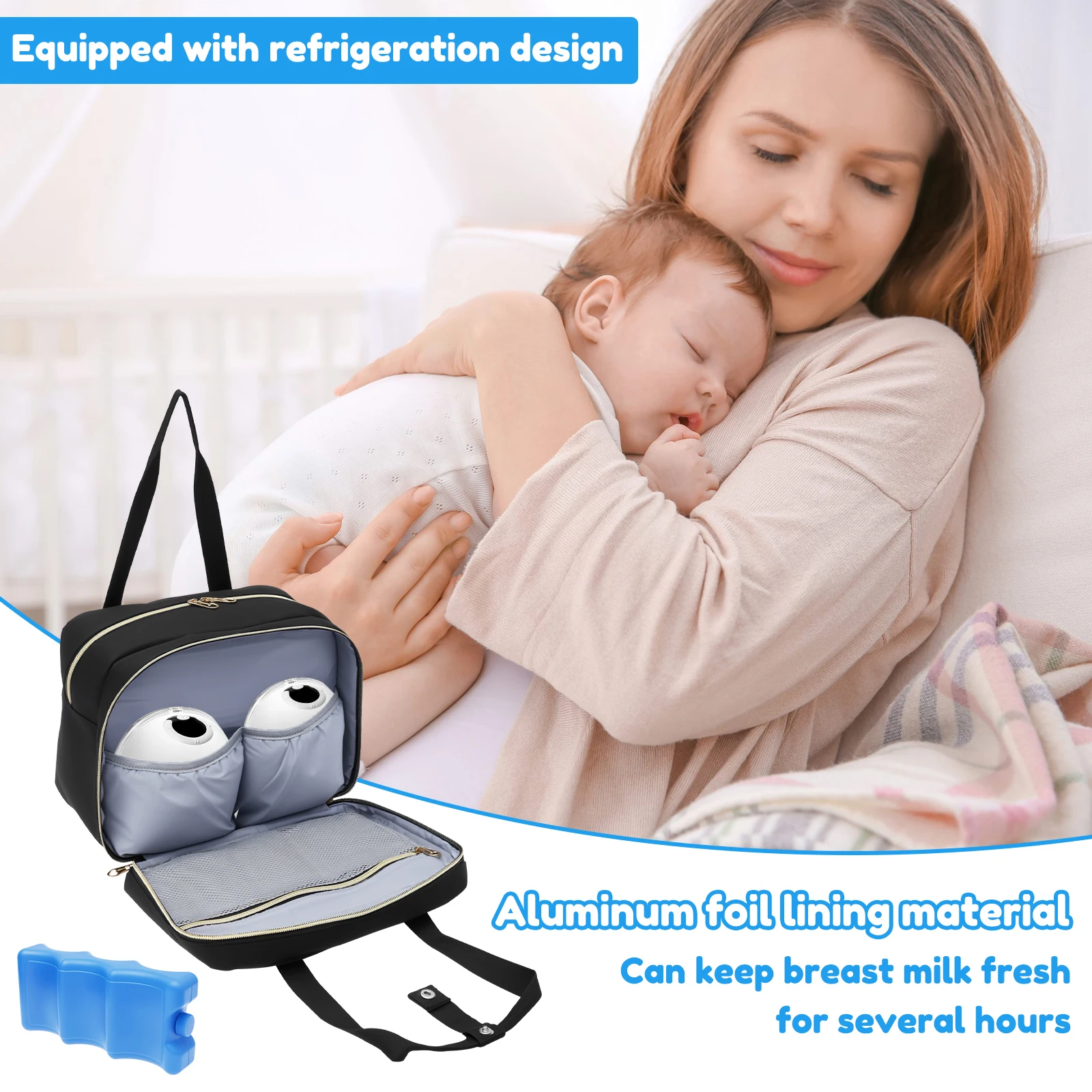 Breast Pump Storage Bag with I - Baby Food For Travelling reseña y precio