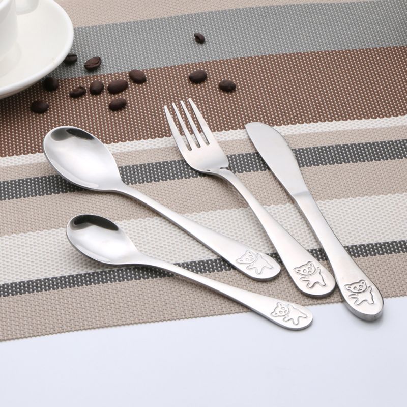 4 Pcs/set Baby Teaspoon Spoon  - Baby Food Knife Set reseña y precio
