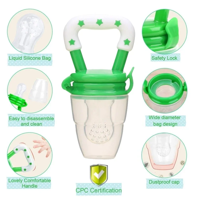 Baby Fruit and Vegetable Teeth - Baby Food Pouches 1 Year Old reseña y precio