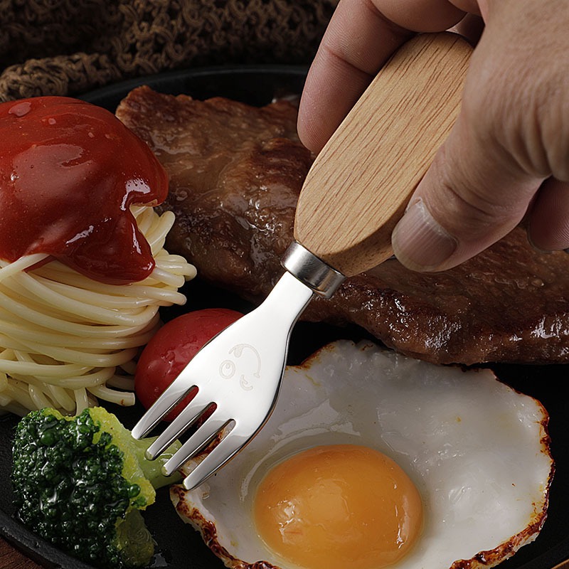 3Pcs Cute Kids Cutlery Set Woo - Baby Food Knife Set reseña y precio