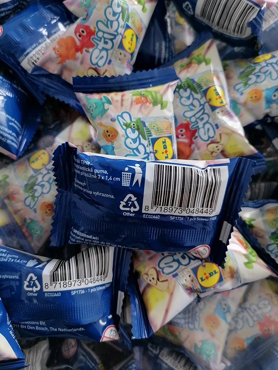 Cute Coles Stikeez Lidl Figure - Baby Food Vegetables reseña y precio