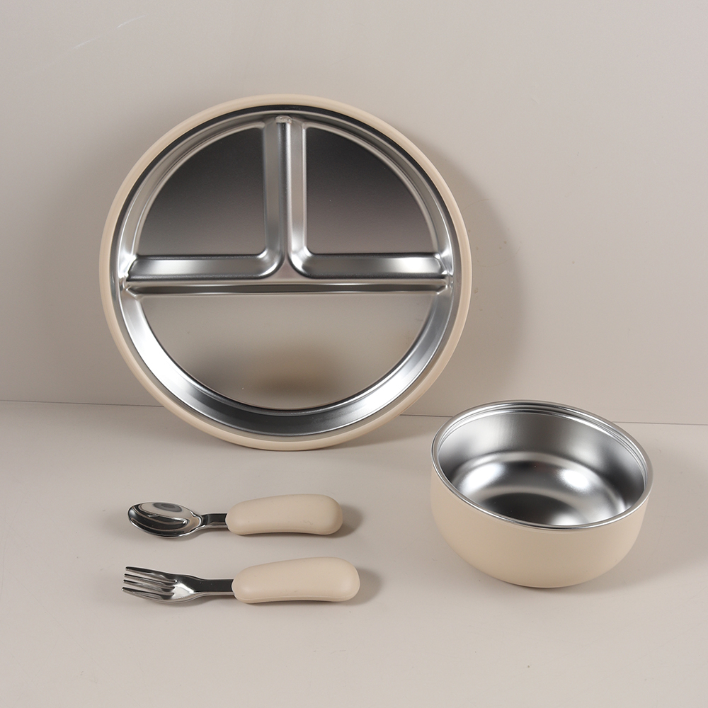 4pcs/set silicone suction bowl - Baby Food Table reseña y precio