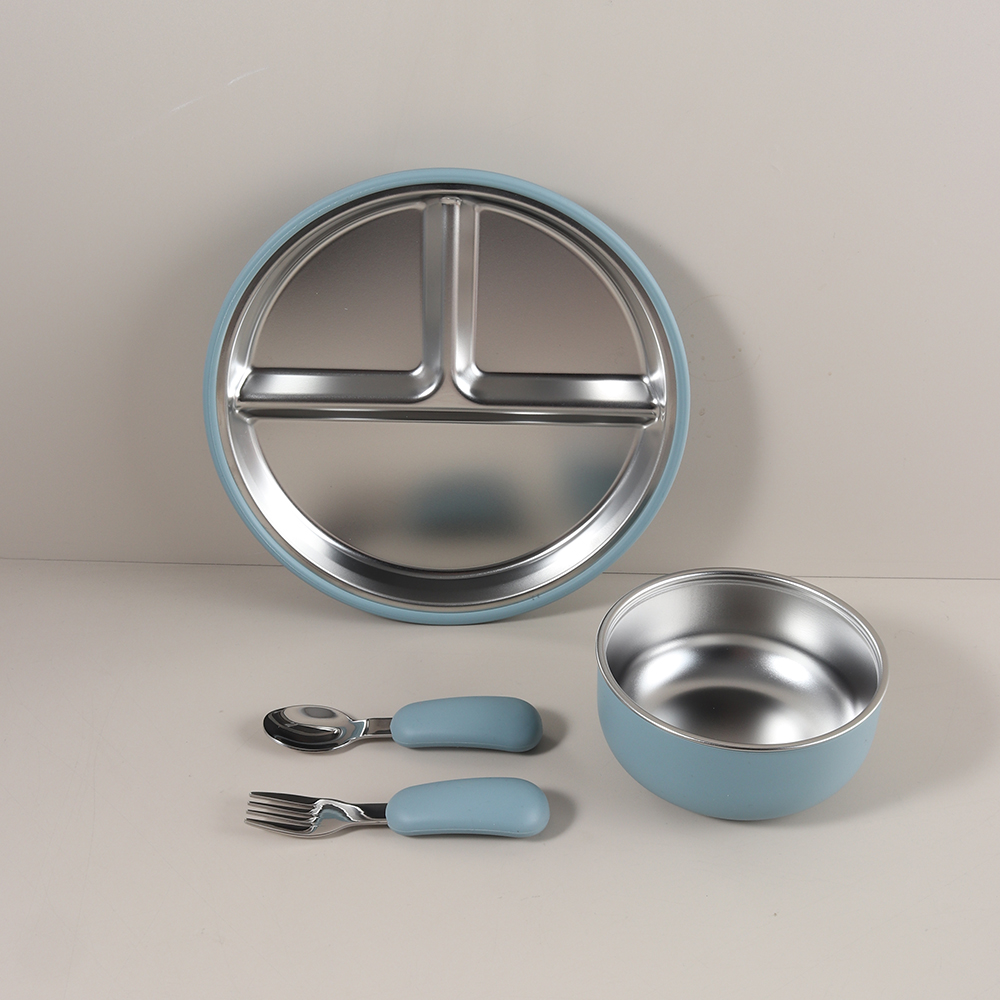 4pcs/set silicone suction bowl - Baby Food Table reseña y precio