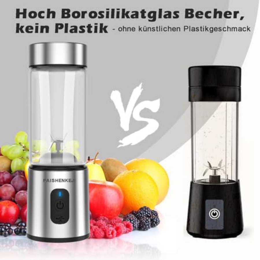 Glass Portable Blender Smoothi - Baby Food For Travelling reseña y precio