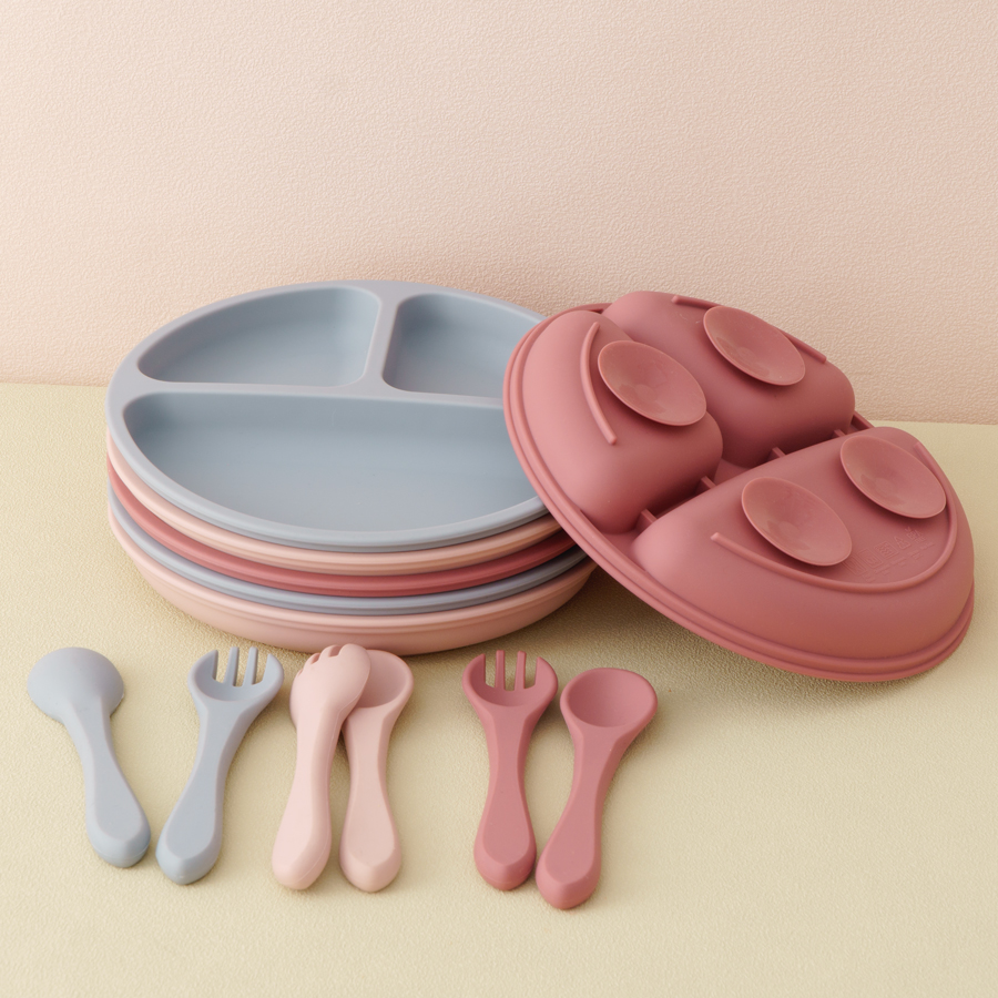 3PCS Children's Tableware Set  - Baby Food Quantity reseña y precio