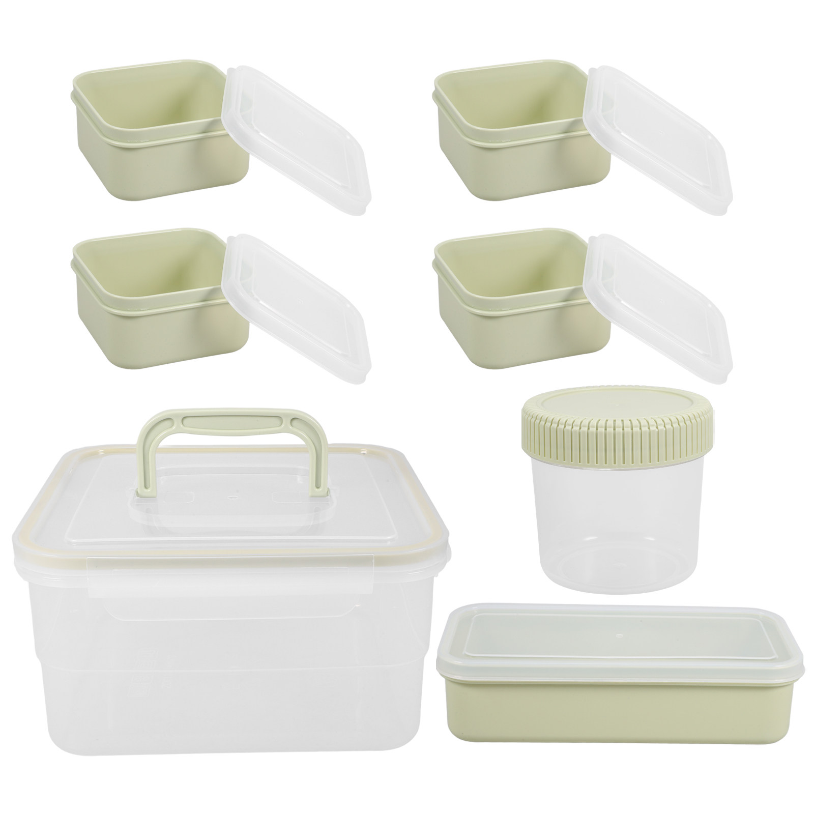 1Set Divided Food Storage Cont - Baby Food Vegetables reseña y precio