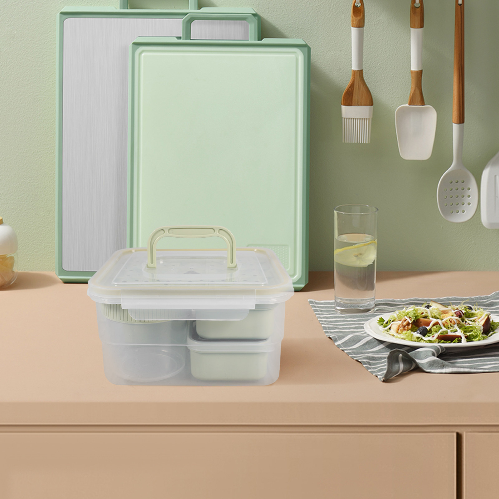 1Set Divided Food Storage Cont - Baby Food Vegetables reseña y precio