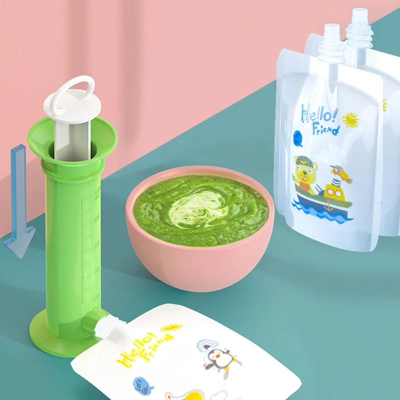 Baby Fruit Puree Filling Dispe - Baby Food Pouches 1 Year Old reseña y precio