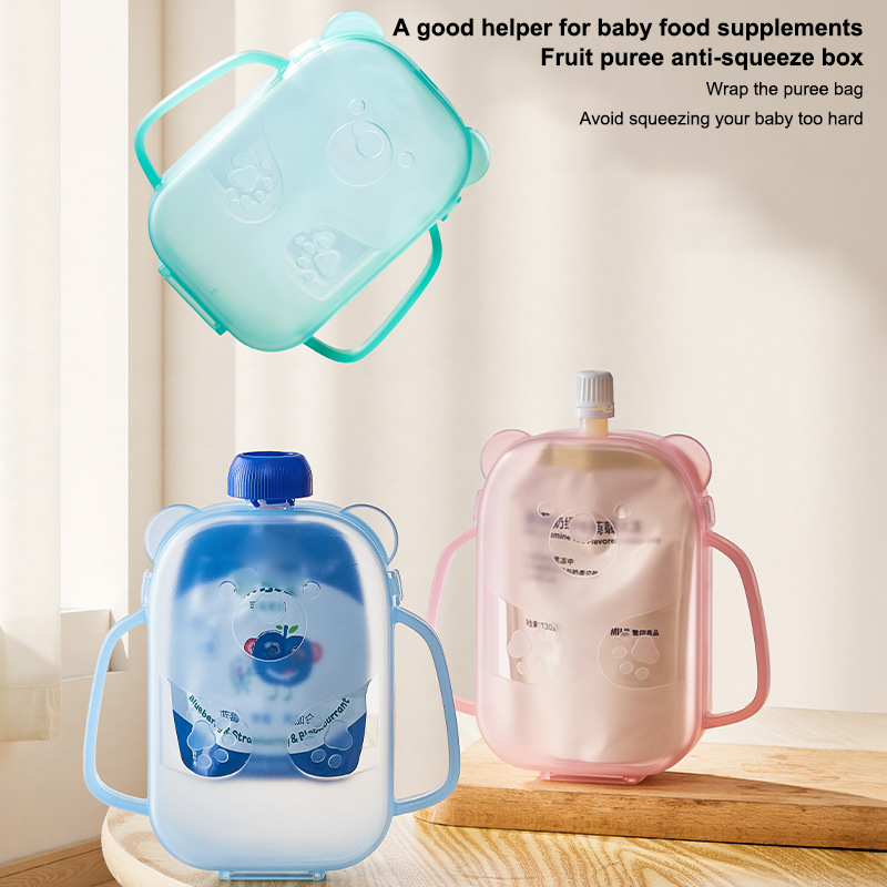Food Pouch Holder Mess-Free Ba - Baby Food Pouches 1 Year Old reseña y precio