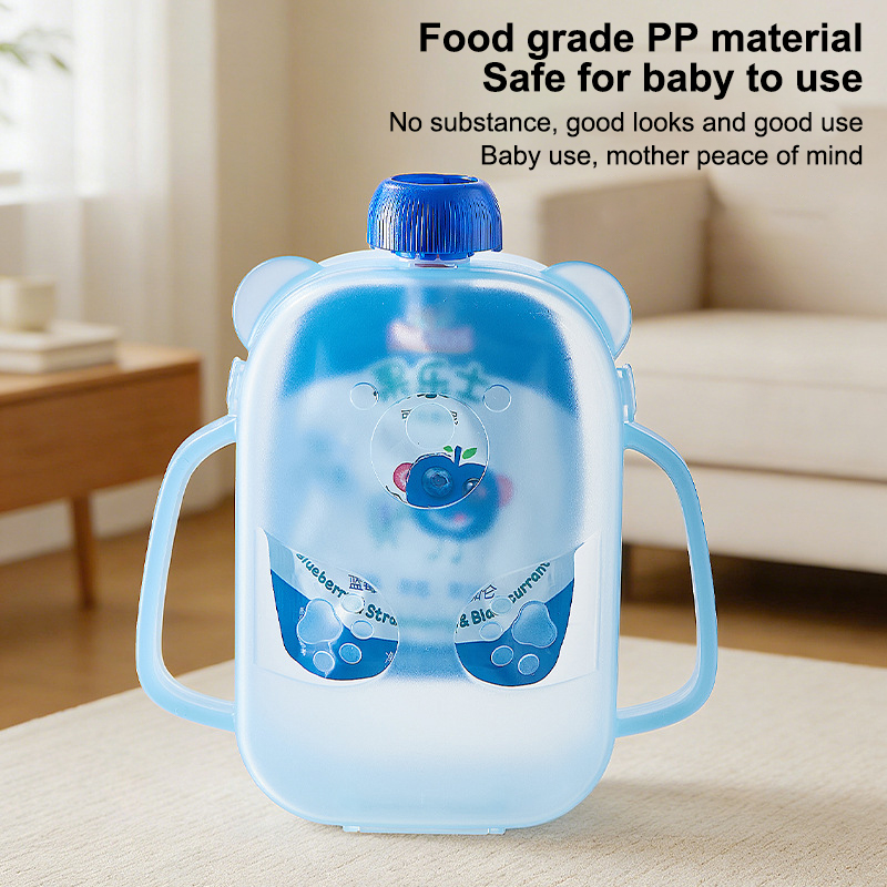Food Pouch Holder Mess-Free Ba - Baby Food Pouches 1 Year Old reseña y precio