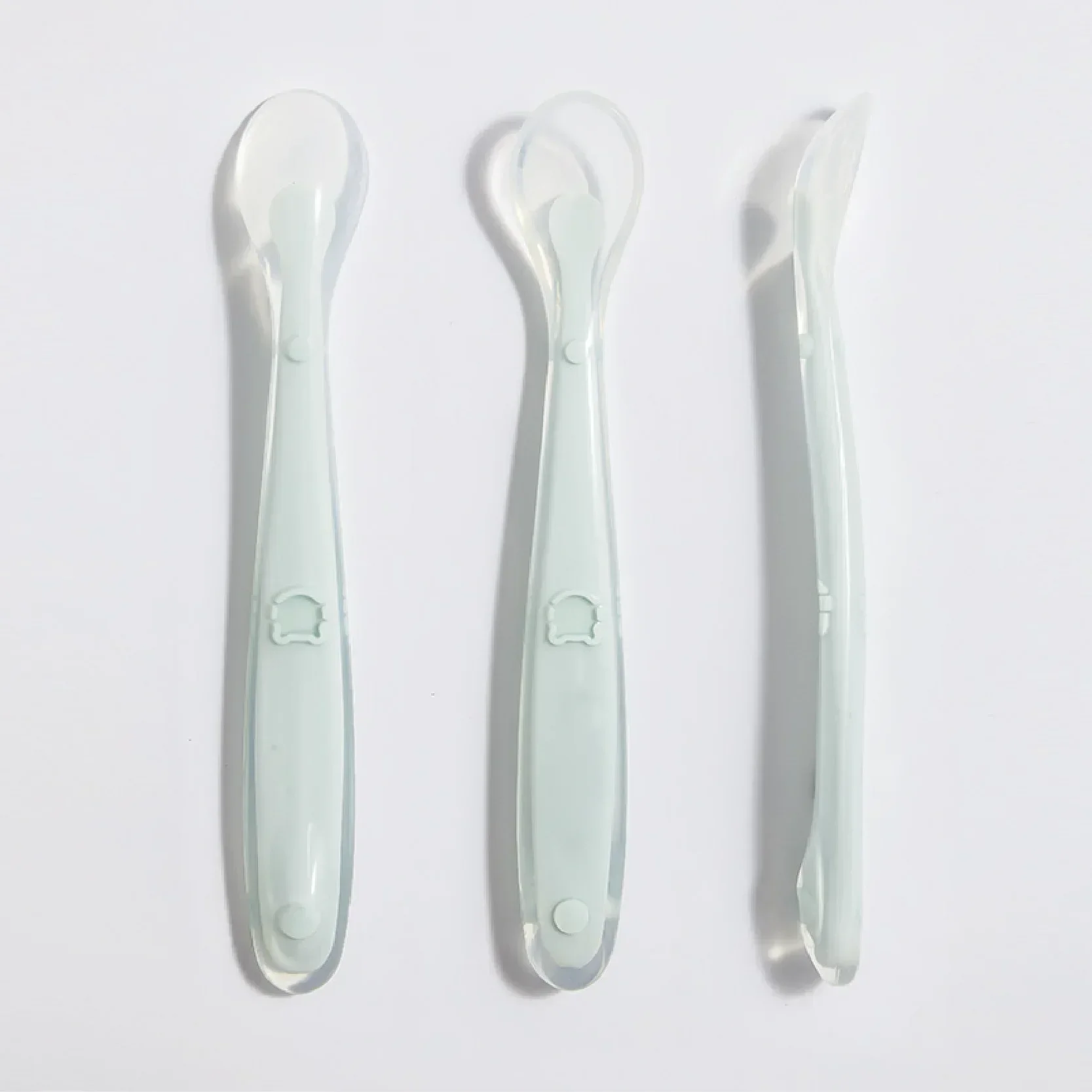 Soft Silicone Baby Spoon Toddl - Baby Food Quantity reseña y precio