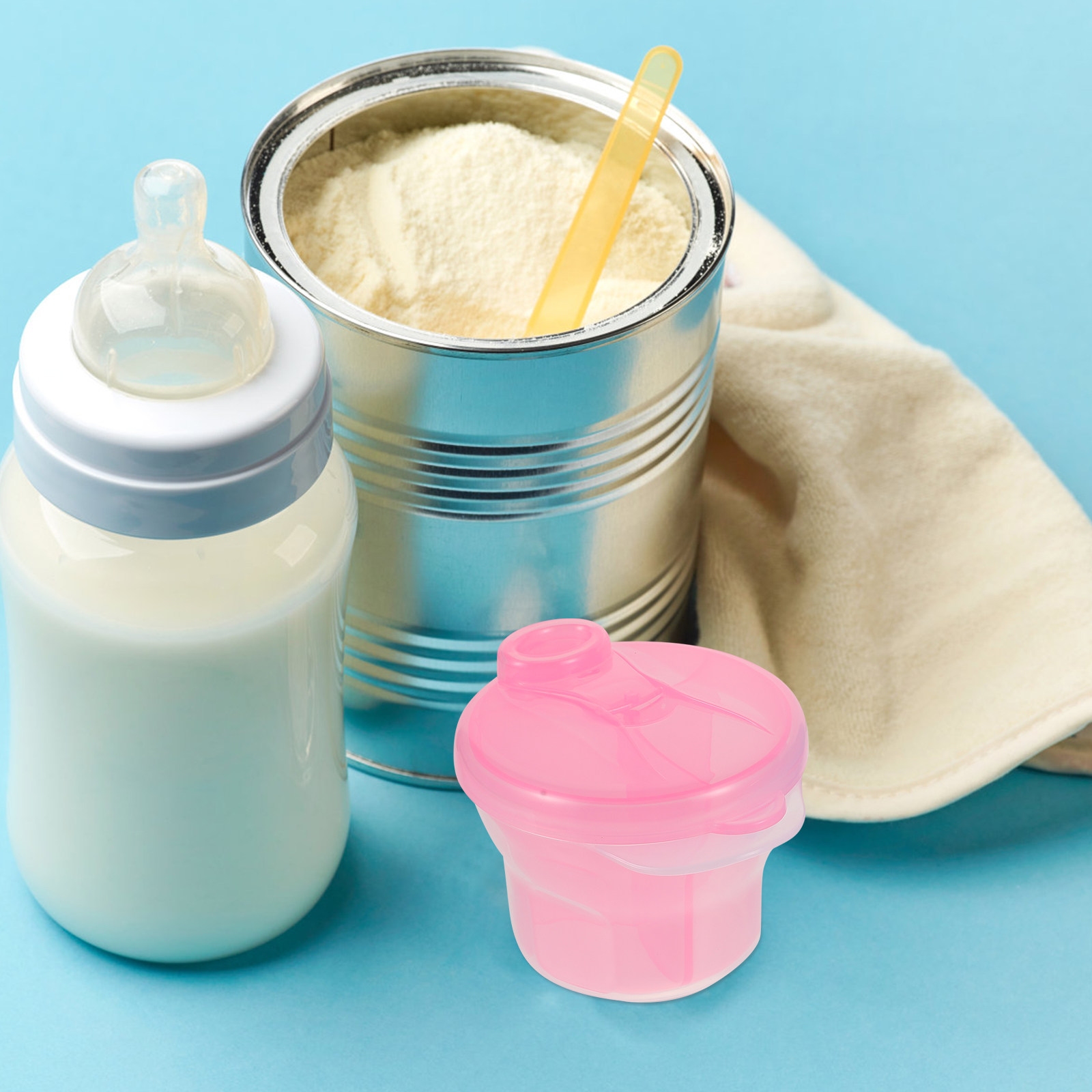 4Pcs Milk Powder Dispenser Rot - Baby Food For Travelling reseña y precio