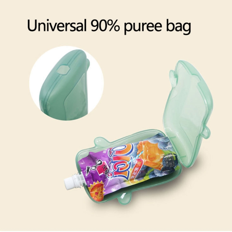 Mess Free Food Pouch Holder Ch - Baby Food Pouches 1 Year Old reseña y precio