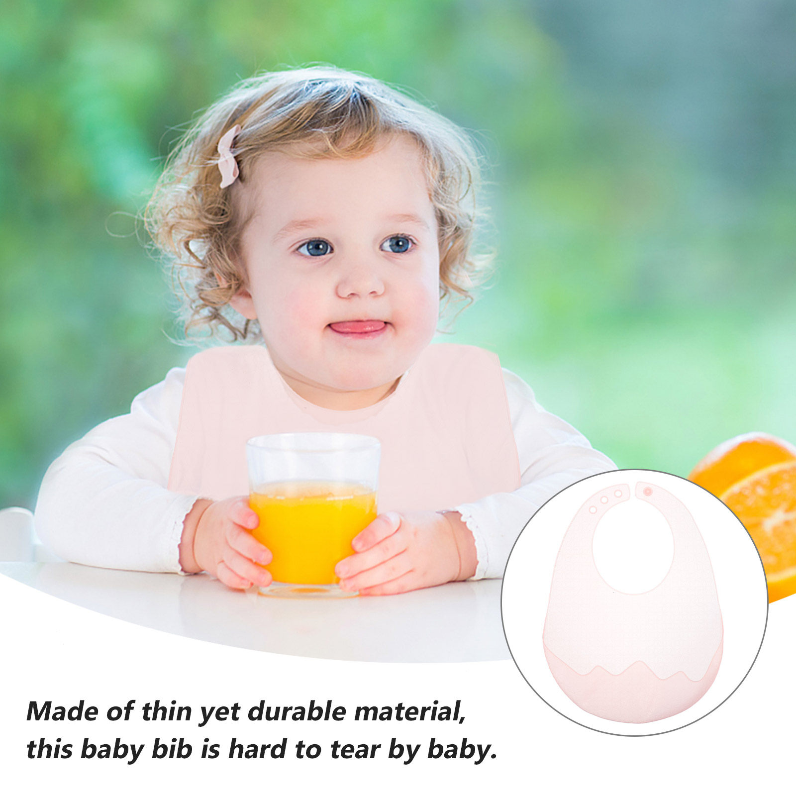 Silicone Baby Bib for Feeding  - Dry Food Baby reseña y precio