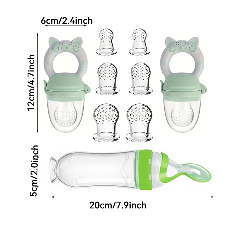 9pcs Feeding Cutlery:1 Silicon - Baby Food Vegetables reseña y precio