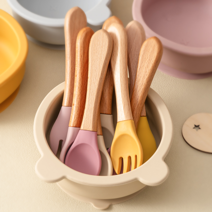 2PCS Baby Learning Spoons Uten - Baby Food Quantity reseña y precio